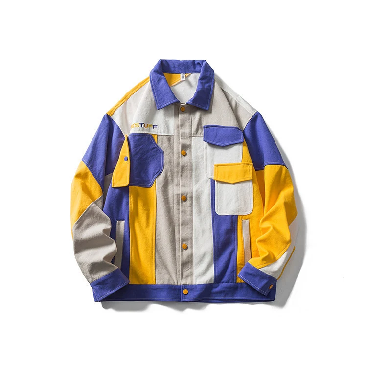 Campus Student Casual Loose Jacket Men. Comfortable and relaxed fit, perfect for everyday wear. Stylish and versatile fo — photo 4