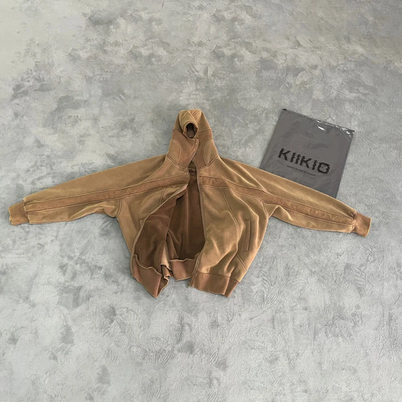 Cardigã Americano Novo Outono Inverno Gola Redonda Manga Longa. Agasalho feminino quente e estiloso, perfeito para o clima frio. Conforto e elegância garantidos — foto 6