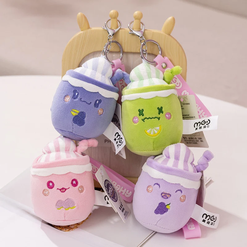 Title 2, Ice And Snow Milky Tea Cup Pillow Doll Cute Plu...