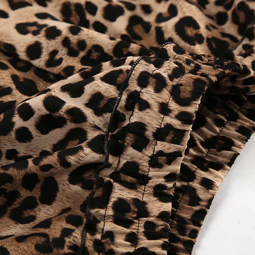 Title 3, American Retro High Waist Leopard-print Design ...