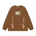 Camiseta de manga comprida personalizada com letra e chama — foto 9