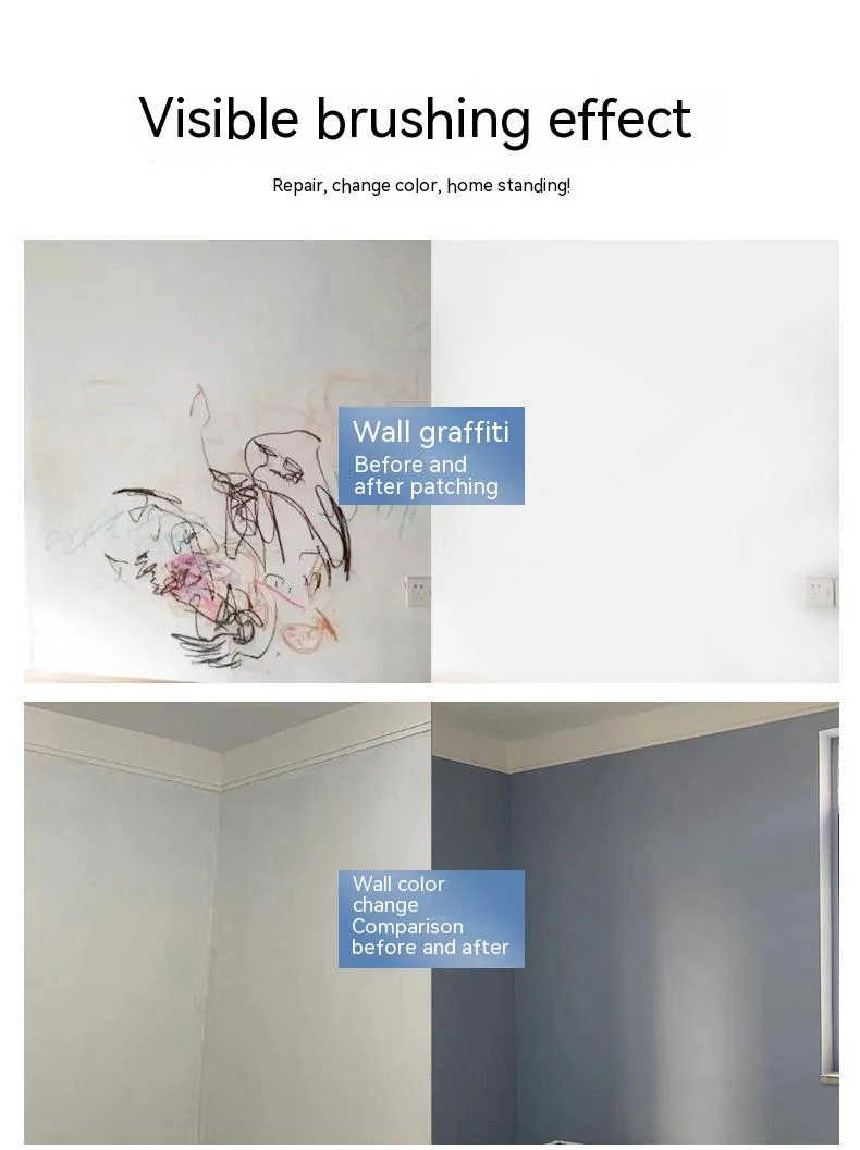 Pintura de pared, suelo y pequeñas áreas blanca interior, látex puro, sin olor, en rollo. Ideal para el hogar. — foto 1