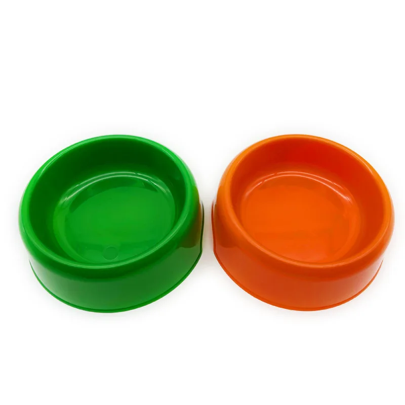 Title 2, Solid Color Pet Bowl Plastic Dog Bowl Cat Bowl ...
