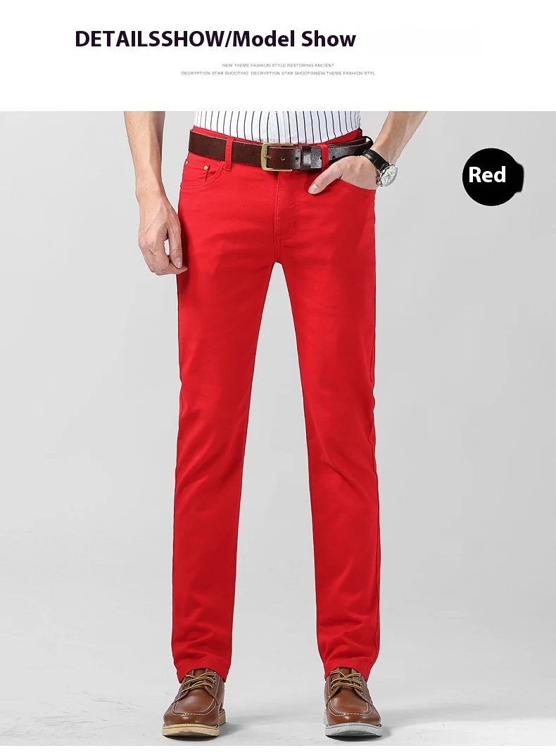 Slim Fit Straight casual herenbroek met stretch, in diverse kleuren en gemakkelijk te combineren, perfect voor een stijlvolle en comfortabele dagelijkse look. — foto 10