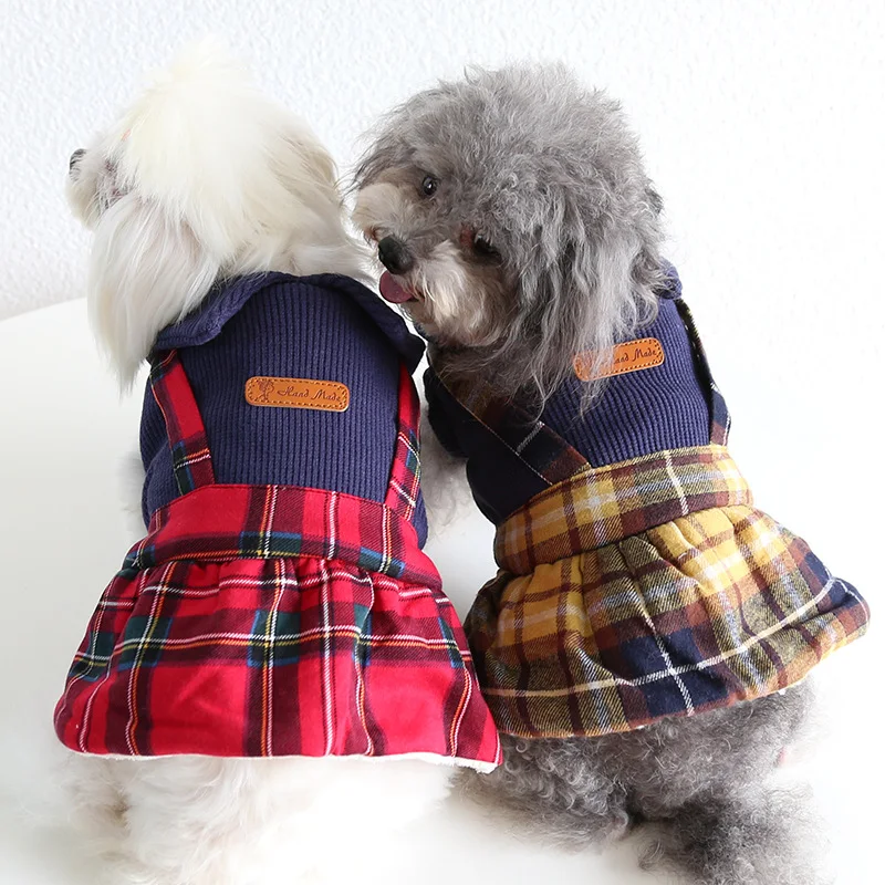 Title 2, College Collar Plaid Skirt Cute Cat Clothes. St...