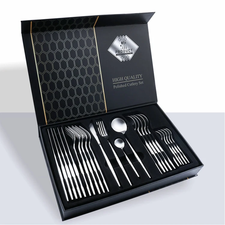 Title 4, 24 Piece Set of 304 Stainless Steel Knife Gift ...