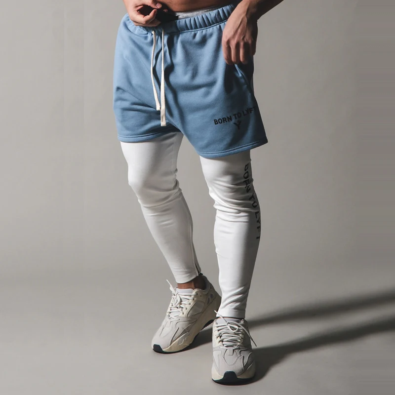 Title 10, Shorts de fitness masculinos de verão, calças c...