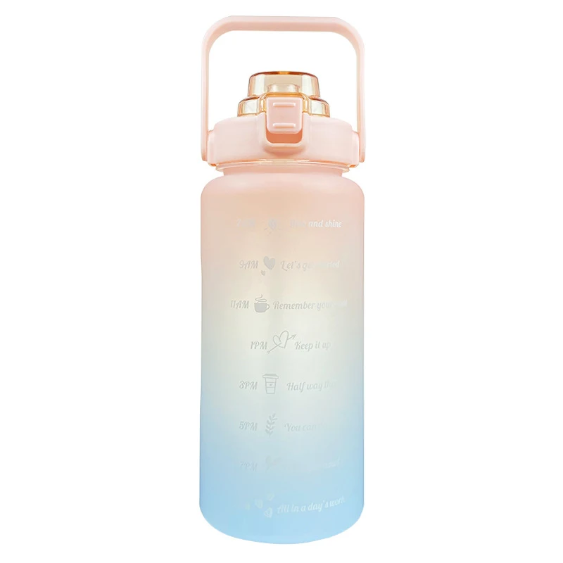 Title 4, Big Water Bottle Summer Portable 2 Liters Capac...