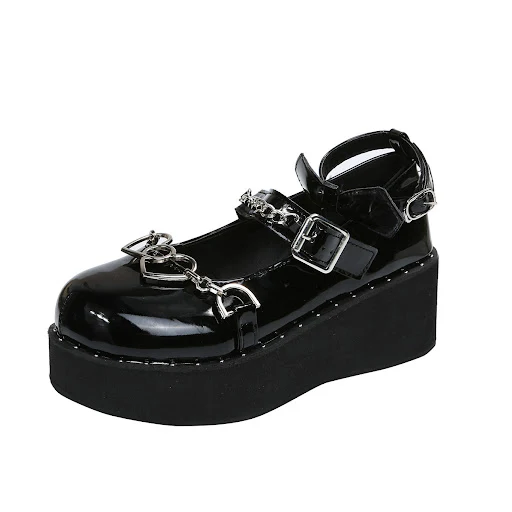 Title 5, Sapatos femininos plataforma com salto alto e d...