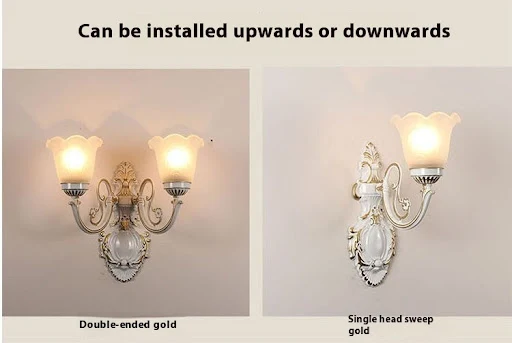 Title 4, American Wall Lamp European Style for Bedroom, ...