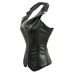Women's PU Leather Waist Tightening and Shaping Vest, sculpts your figure, provides firm control, comfortable to wear, p — photo 1