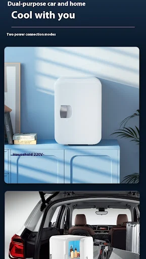 Title 6, Car Mounted 6L Small Refrigerator. Portable coo...