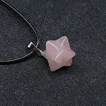 Pêndulo Merkabah Satélite Gigante Ágata Olho de Tigre 3D Estrela, Equilíbrio Energético, Cura e Proteção Espiritual. — foto 3