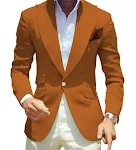 Blazer de Terno Masculino em Cor Lisa Temperamento Simples. Ideal para um visual elegante e sofisticado em eventos formais e no dia a dia. — foto 15
