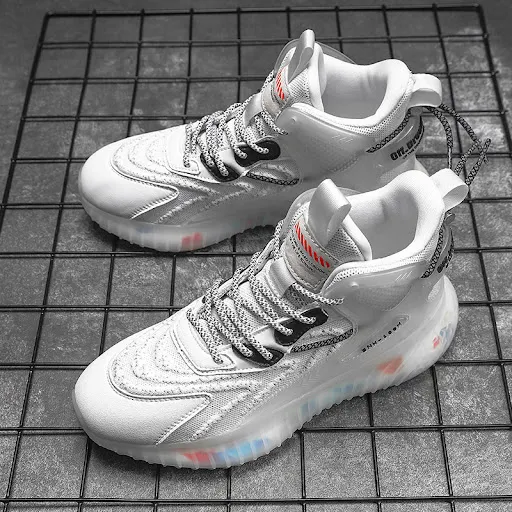 Title 11, Scarpe Uomo Taglia Grande 45 Scarpe Bianche Nuo...
