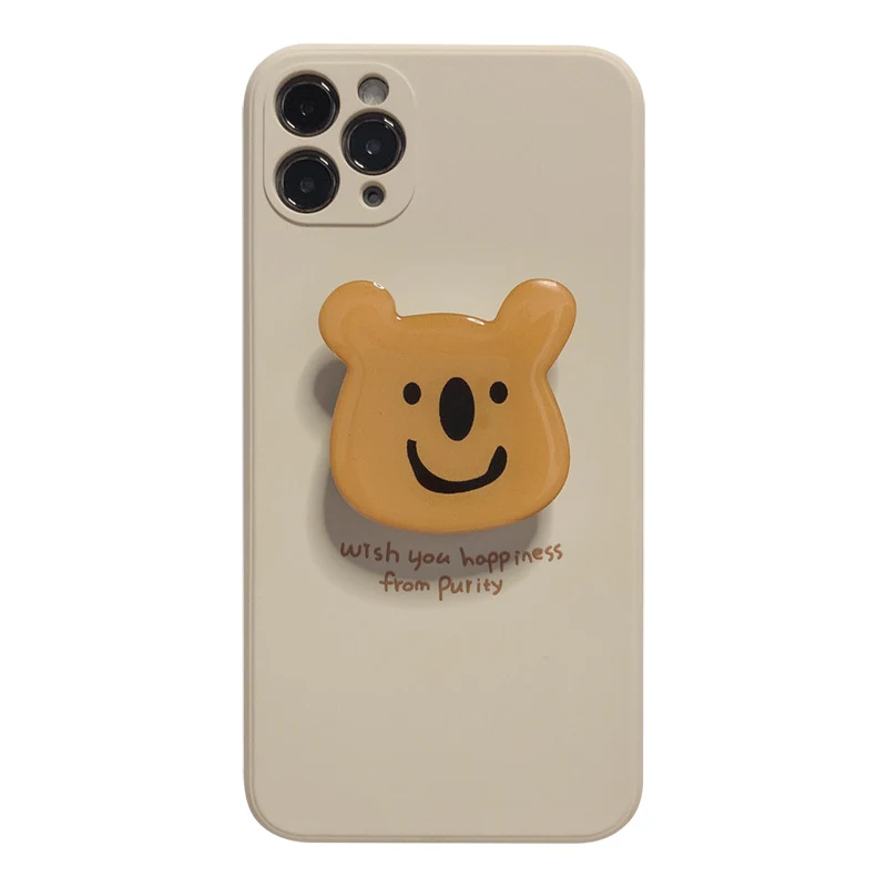 Title 4, Koala Mobile Phone Case Bracket with Liquid Sil...