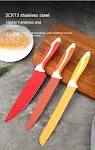 Stainless Steel 8-piece Knife Set Kitchen Household Macaron Color Gift Set Multi-purpose Knives for Cooking — photo 17