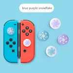 Blue purple snowflake