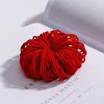 Elásticos de nylon que não machucam a cor do cabelo infantil, ideais para crianças, macios e seguros para penteados e cores. — foto 8