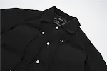 Men's simple style solid color bread suit jacket. Loose lapel design, thickened padding for warmth and comfort, perfect — photo 2