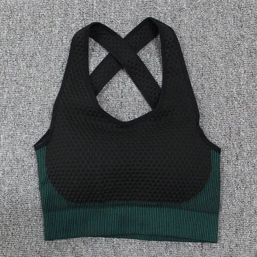 Title 3, Womens Sportswear Crop Top Bra Fitness High Wa...