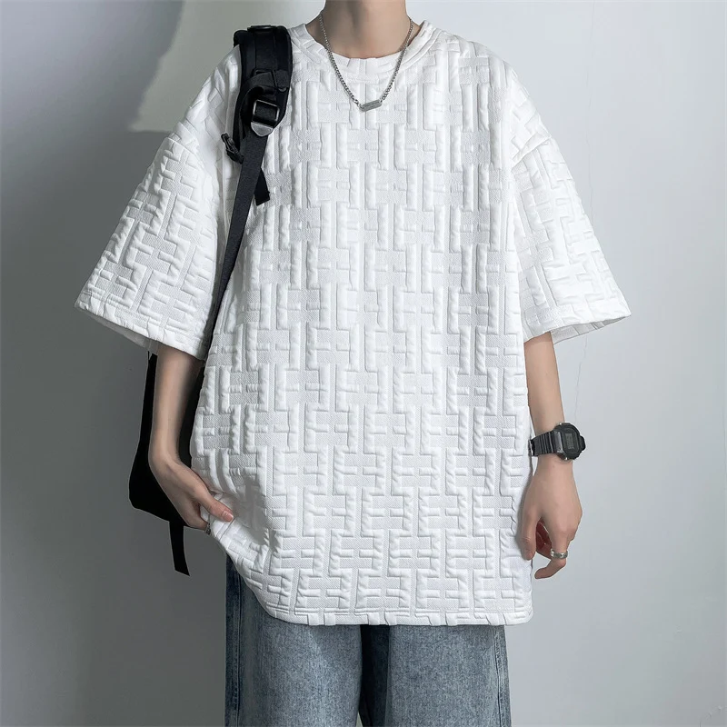 Damen Plus Size Oberteil mit halben Ärmeln in Unifarbe lockere Passform für bequemen Sitz und stilvolles Aussehen ideal für Alltag und Freizeit. — foto 13