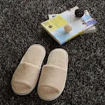Hotel Slippers Thick-soled Cotton Mop Half-pack Bedroom, providing comfort and convenience, keeping your floors clean an — photo 5