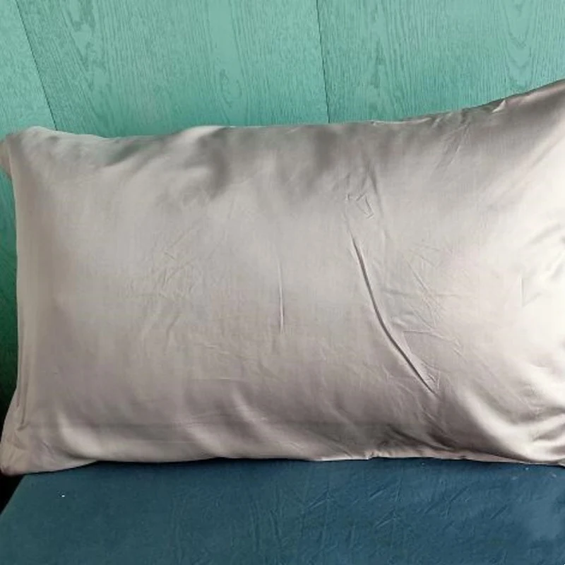 Almofada Quadrada Tencel 100S Cor Sólida para Sofá Capa de Almofada Macia e Confortável Decoração Elegante Durável — foto 14