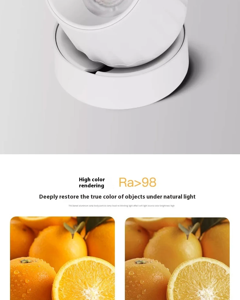 Title 12, Surface Mounted Adjustable Angle LED Ceiling La...
