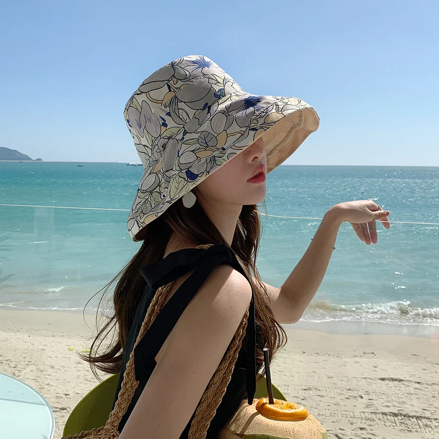 Title 8, Double-sided Wear Big Brim Fisherman Hat Outdoo...