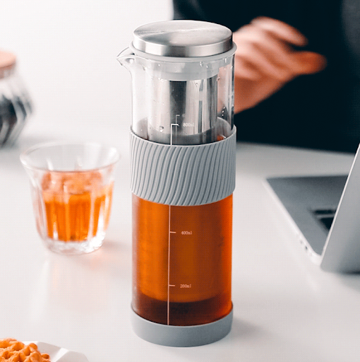 Title 3, Ice Drip Coffee Pot Silicone Base Coffee Cold E...