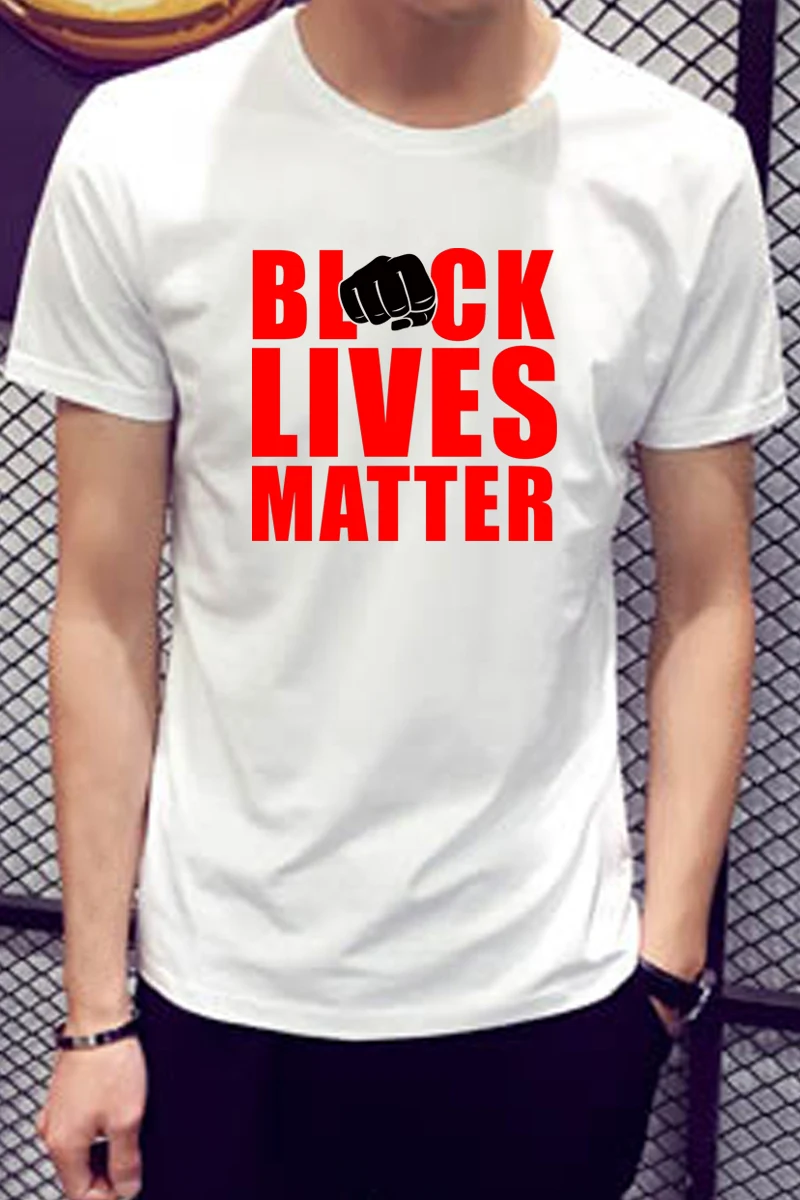 Title 3, Black Lives Matter Cotton Short Sleeve T-Shirt DIY