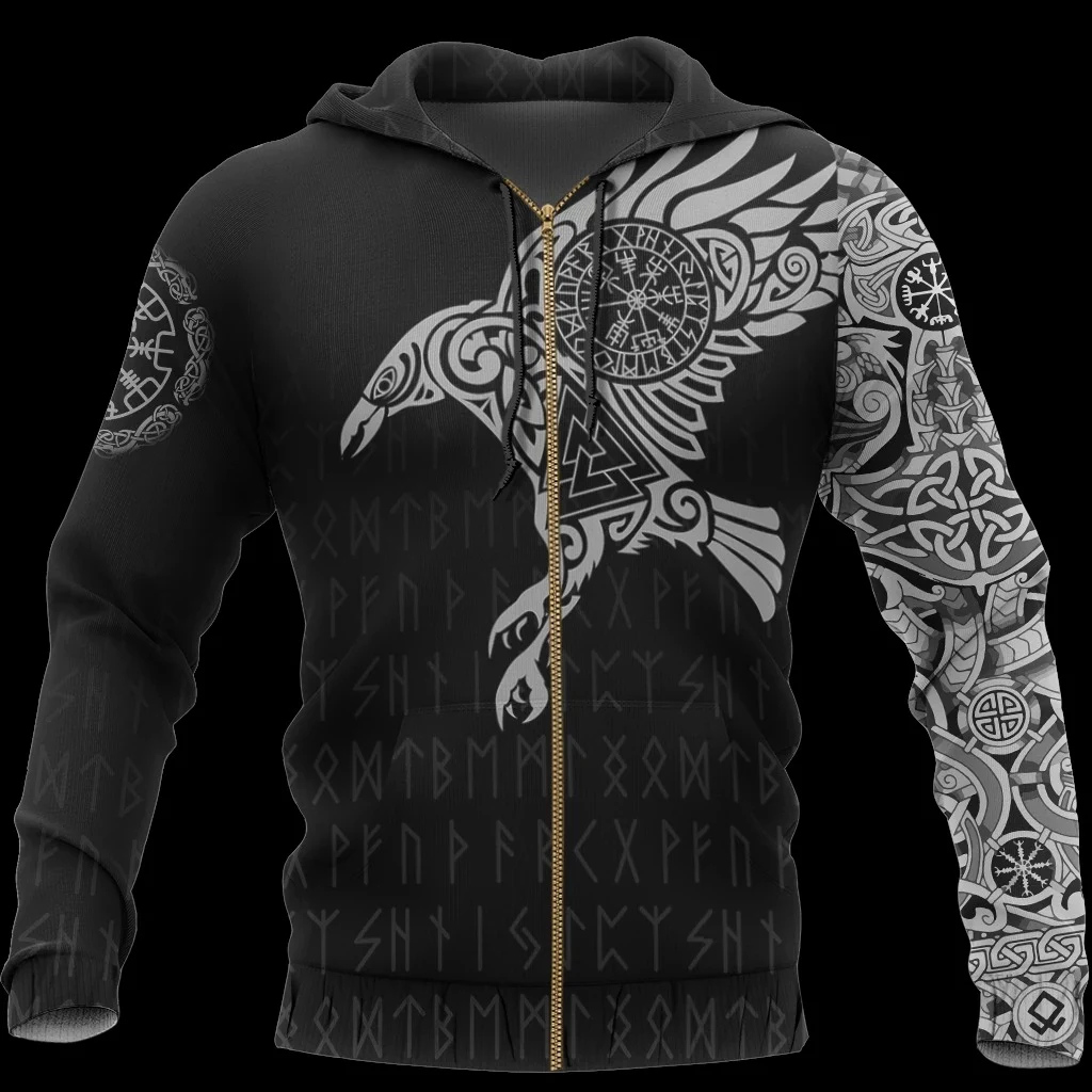 Printed hooded sweater — photo 1