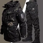 Jaqueta Masculina Inverno Forrada em Fleece Grossa Camuflada Conjunto Roupa Superior Quente Casaco Ideal para Frio Conforto e Proteção — foto 1