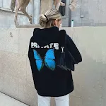 Moletom com capuz feminino Primavera Estampa Manga longa Top Confortável e elegante Camisa casual perfeita para o dia a dia e eventos sociais — foto 7