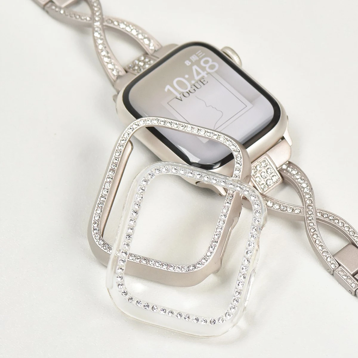 Title 2, Watch Bezel Case with Diamond Inlay Elevate You...