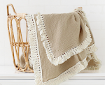 Manta para bebê Ver Ruffle Newborn, macia e com babados. Perfeita para recém-nascidos, aconchego e segurança garantidos. — foto 6