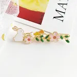 A pink hairpin