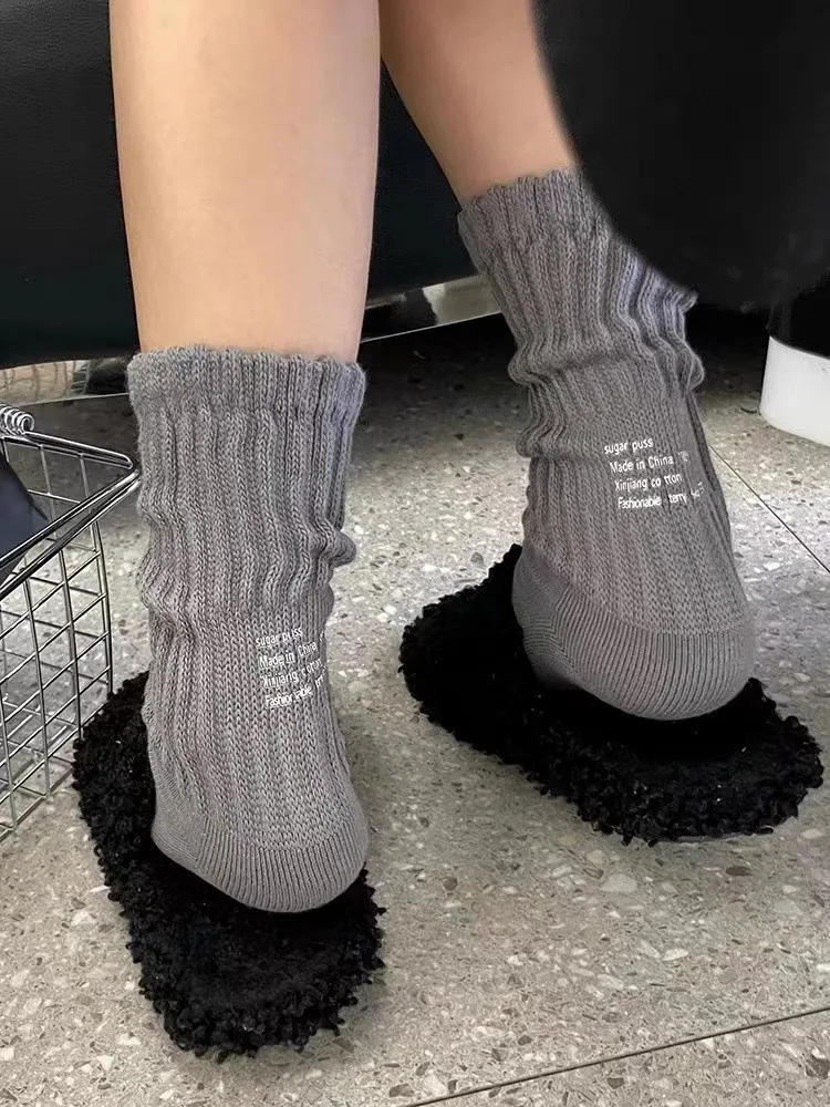 Japanese Style Workwear Wind Long Tube Thick Needle Towel Bottom Tube Socks — photo 3
