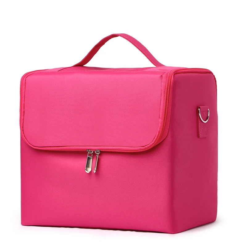Bolsa de Cosméticos Exclusiva Moda Sofisticada Grande Capacidade Mala Pequena Perfeita para Viagem e Organização Elegante — foto 5
