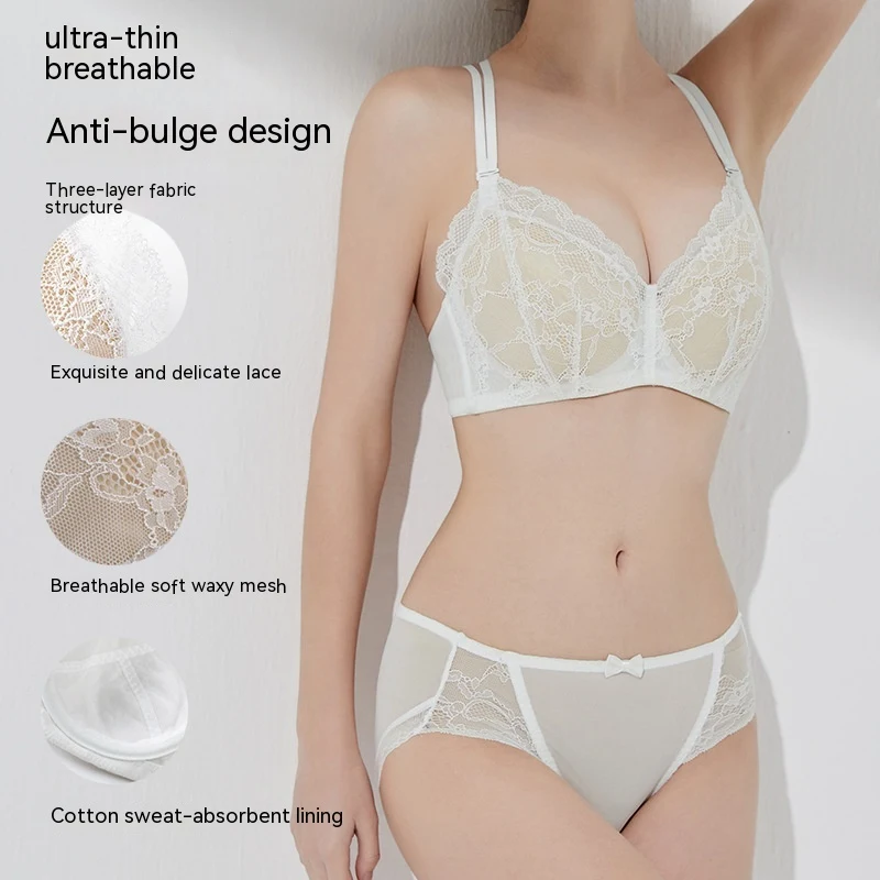 Reggiseno francese in pizzo per seni abbondanti, schiena scoperta e ferretto. Offre sostegno, comfort ed esalta la tua bellezza. — foto 6