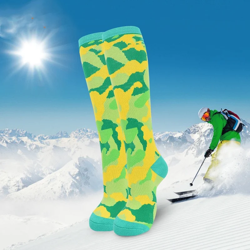 Title 3, Full Terry Childrens Thickened Full Ski Socks