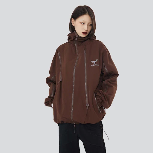 Title 3, Outdoor Functional Windproof Multi-zip Street J...