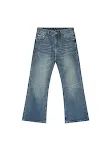 Retro afslankende jeans met waterrimpeling, licht uitlopend en gewassen, voor een flatterende pasvorm en stijlvolle look — foto 7