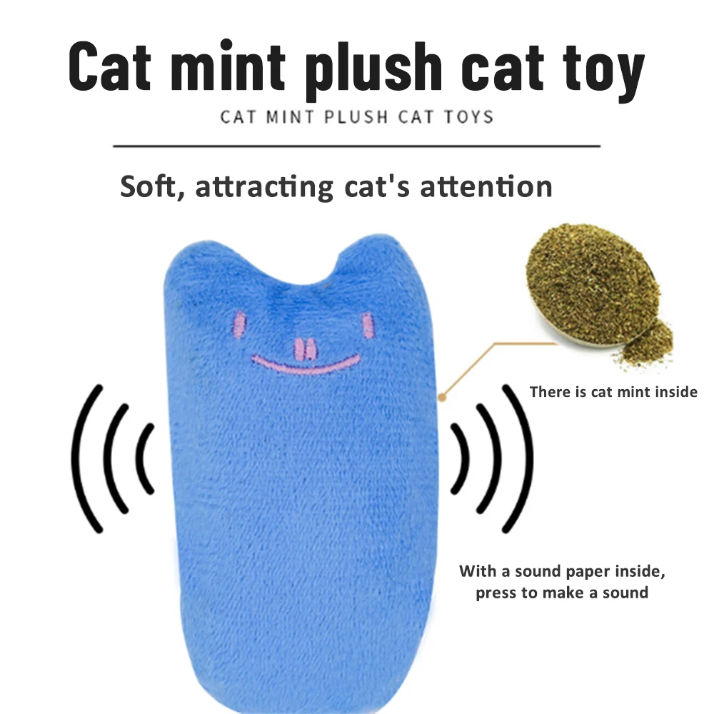 Title 8, Cat Toy Plush Mouse Cute Modeling Bite-resistan...