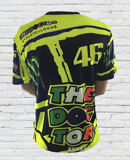 Title 4, Camiseta de manga curta para motociclismo com e...