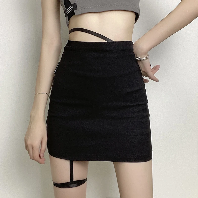 Title 11, Damen High Waist Bag Hip Rock in Unifarbe – Fig...