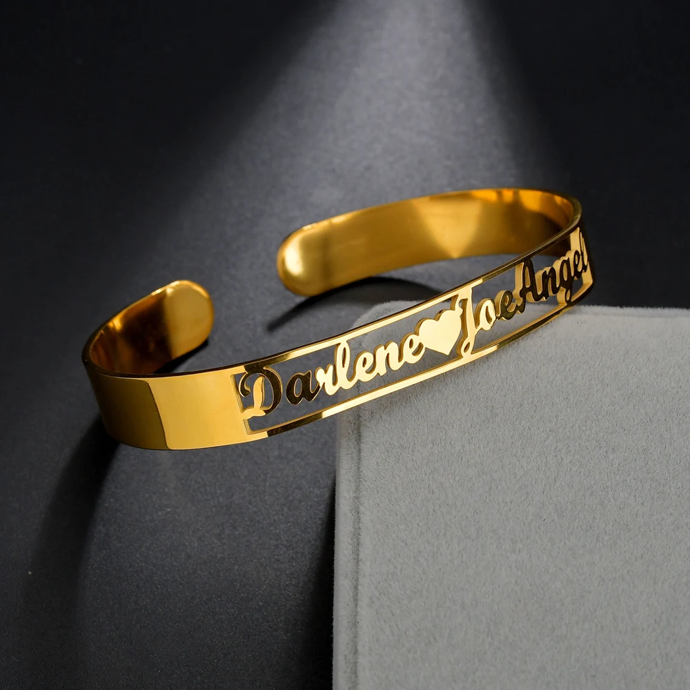 Pulseira personalizada pulseira personalizada pulseiras personalizadas jóias de aço inoxidável — foto 49