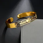 Pulseira personalizada pulseira personalizada pulseiras personalizadas jóias de aço inoxidável — foto 49
