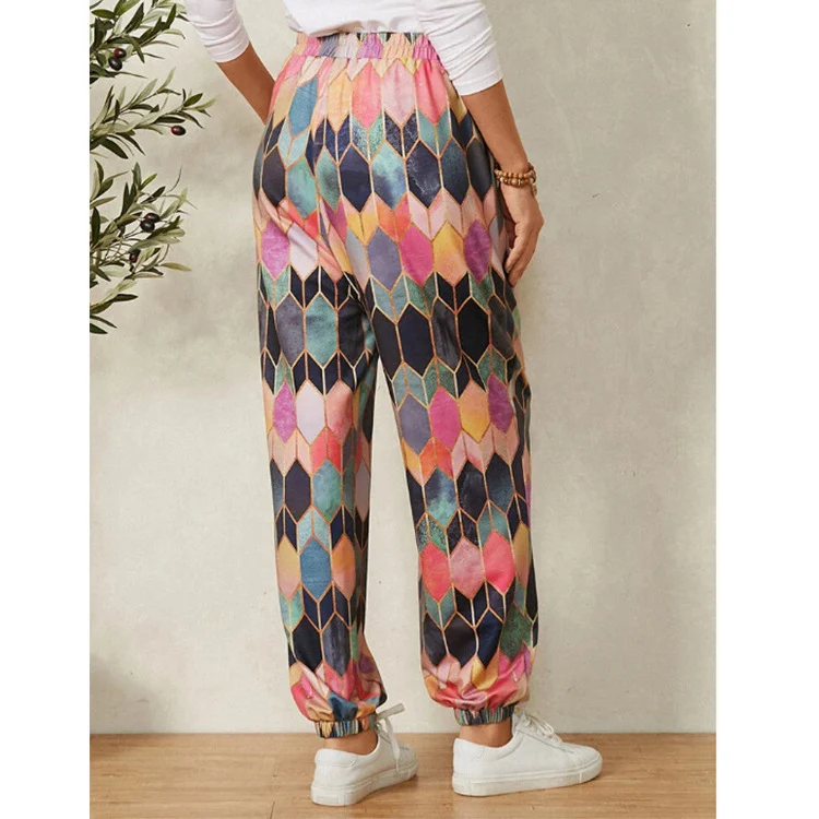 Title 12, Womens High Waist Loose Wide Leg Pants with Vi...